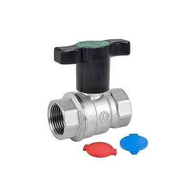 Giacomini Kugelhahn 1'' IG x 1'' IG - Messing verchromt - mit verlängertem T-Griff - DVGW Giacomini Kugelhahn 1'' IG x 1'' IG - Messing verchromt - mit verlängertem T-Griff - DVGW
