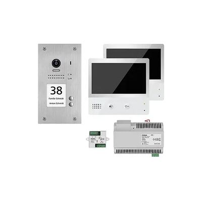 Indexa - VT200 - 2 Innenstationen - 1 Außenstation - Video intercom set Indexa - VT200 - 2 Innenstationen - 1 Außenstation - Video intercom set