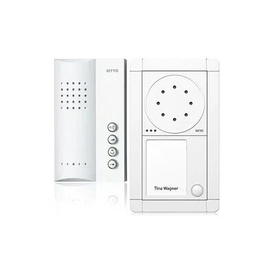 Türsprechanlage Ritto Portier Freisprechstelle für eine Wohneinheit - weiß/weiß Türsprechanlage Ritto Portier Freisprechstelle für eine Wohneinheit - weiß/weiß