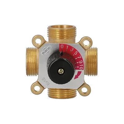 Evenes 4-Wege-Messing-Mischer Easyflow Typ 4A für Heizung - DN32 - 4 x 1 1/4'' AG - Kvs-Wert 13 Evenes 4-Wege-Messing-Mischer Easyflow Typ 4A für Heizung - DN32 - 4 x 1 1/4'' AG - Kvs-Wert 13