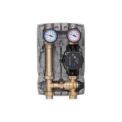 Evenes Heizkreisset Easyflow DN 25 (1''), Festwertmischer 20 bis 43 °C, Grundfos UPM3 Hybrid 25-70 Evenes Heizkreisset Easyflow DN 25 (1''), Festwertmischer 20 bis 43 °C, Grundfos UPM3 Hybrid 25-70