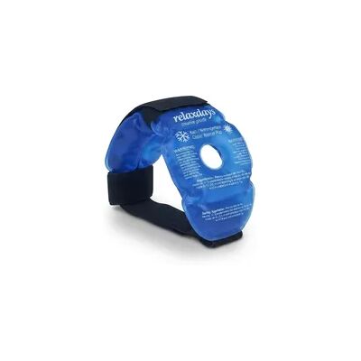 Relaxdays Kühlpads Knie, 4er Set, Kalt Warm Kompressen, wiederverwendbar, Gel Kühlbandage mit Klettverschluss, blau Relaxdays Kühlpads Knie, 4er Set, Kalt Warm Kompressen, wiederverwendbar, Gel Kühlbandage mit Klettverschluss, blau