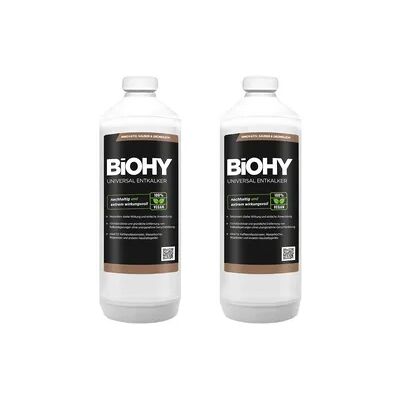BiOHY Universal Entkalker (2x1l Flasche) Konzentrat für 20 Entkalkungsvorgänge pro Flasche Kompatibel mit allen Kaffeevollautomaten BiOHY Universal Entkalker (2x1l Flasche) Konzentrat für 20 Entkalkungsvorgänge pro Flasche Kompatibel mit allen Kaffeevollautomaten