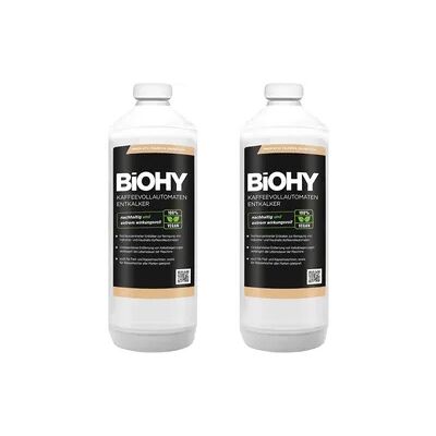 BiOHY Kaffeevollautomaten Entkalker (2x1l Flasche) Ideal zur Entkalkung von allen Kaffeemaschinen Ca. 20 Entkalkungsvorgänge/Flasche BiOHY Kaffeevollautomaten Entkalker (2x1l Flasche) Ideal zur Entkalkung von allen Kaffeemaschinen Ca. 20 Entkalkungsvorgänge/Flasche