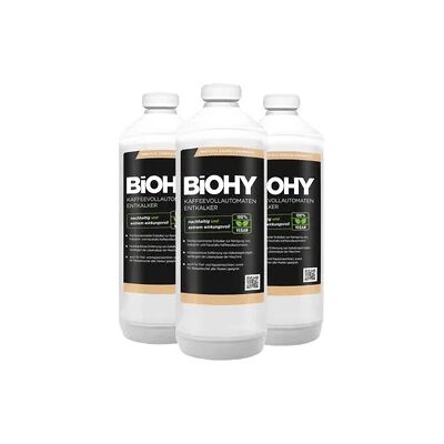 BiOHY Kaffeevollautomaten Entkalker (3x1l Flasche) Ideal zur Entkalkung von allen Kaffeemaschinen Ca. 20 Entkalkungsvorgänge/Flasche BiOHY Kaffeevollautomaten Entkalker (3x1l Flasche) Ideal zur Entkalkung von allen Kaffeemaschinen Ca. 20 Entkalkungsvorgänge/Flasche