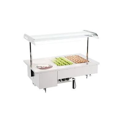 Combisteel Einbau-Bain-Marie mit 2xGN3/1 2x17LØ aus Edelstahl Combisteel Einbau-Bain-Marie mit 2xGN3/1 2x17LØ aus Edelstahl