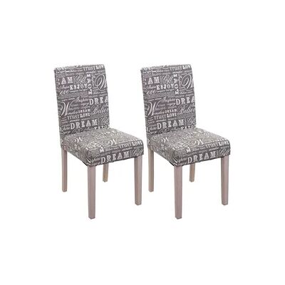 MENDLER Marke Modell Littau Grau 2er Set Esszimmerstühle MENDLER Marke Modell Littau Grau 2er Set Esszimmerstühle