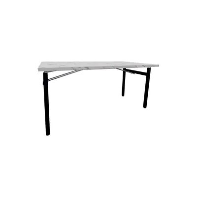RestooTab - Klappbarer Tisch Tambu 160x80cm weißer Marmor RestooTab - Klappbarer Tisch Tambu 160x80cm weißer Marmor