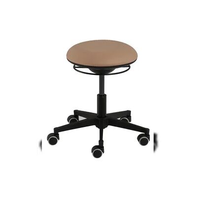 Mayer Sitzmöbel, Drehhocker mit 3D-Sitzelement 1353, Hellbraun, Mikrofaser, 1353_03_30485 Mayer Sitzmöbel, Drehhocker mit 3D-Sitzelement 1353, Hellbraun, Mikrofaser, 1353_03_30485