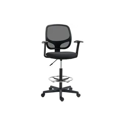 Vinsetto - Arbeitsstuhl - 60 x 56 x 110-132 cm - schwarz Vinsetto - Arbeitsstuhl - 60 x 56 x 110-132 cm - schwarz