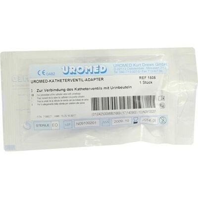 UROMED Kurt Drews KG UROMED Adapter für Katheterventil 1505 1 St. UROMED Kurt Drews KG UROMED Adapter für Katheterventil 1505 1 St.