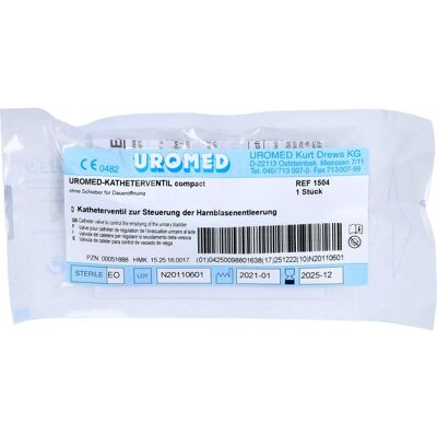 UROMED - Katheter-Ventil comp 1504 - 1 St - Medical accessory UROMED - Katheter-Ventil comp 1504 - 1 St - Medical accessory