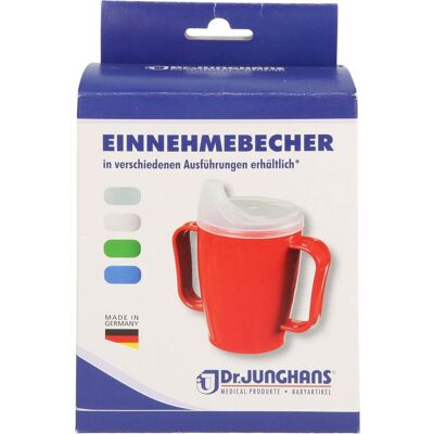 Dr. Junghans Medical GmbH EINNEHMEBECHER m.Griff+Deckel 4mm weiß 1 St. Dr. Junghans Medical GmbH EINNEHMEBECHER m.Griff+Deckel 4mm weiß 1 St.