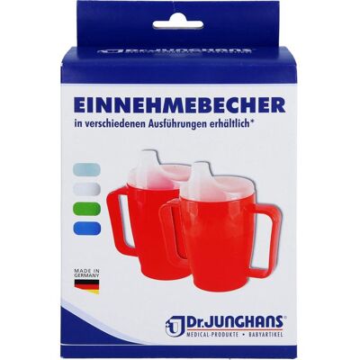 Dr. Junghans Medical GmbH EINNEHMEBECHER m.Griff+2 Deckel 4+12mm 1 St. Dr. Junghans Medical GmbH EINNEHMEBECHER m.Griff+2 Deckel 4+12mm 1 St.