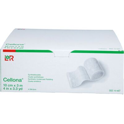 B2B Medical GmbH CELLONA Synthetikwatte 10 cmx3 m 4 St. B2B Medical GmbH CELLONA Synthetikwatte 10 cmx3 m 4 St.
