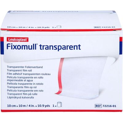 B2B Medical GmbH FIXOMULL transparent 10 cmx10 m 1 St. B2B Medical GmbH FIXOMULL transparent 10 cmx10 m 1 St.