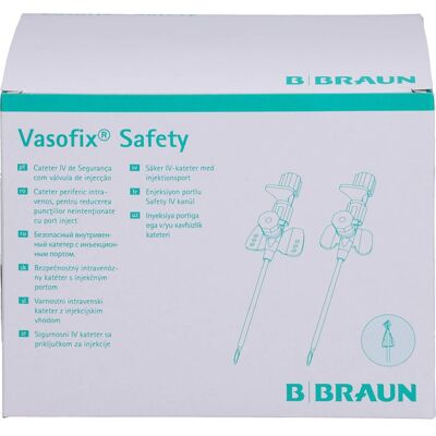 Kohlpharma GmbH VASOFIX Safety Kanüle 22 G 0,9x25 mm PUR blau 50 St. Kohlpharma GmbH VASOFIX Safety Kanüle 22 G 0,9x25 mm PUR blau 50 St.