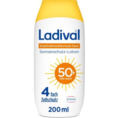 STADA Consumer Health Deutschland GmbH LADIVAL empfindliche & normale Haut Lotion LSF 50+ 200 ml STADA Consumer Health Deutschland GmbH LADIVAL empfindliche & normale Haut Lotion LSF 50+ 200 ml