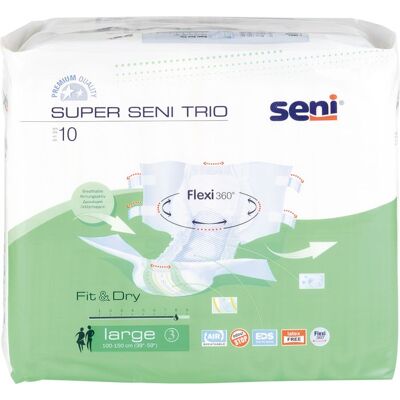 Seni Super Trio Large - Inkontinenzslip - 6 Stück Seni Super Trio Large - Inkontinenzslip - 6 Stück