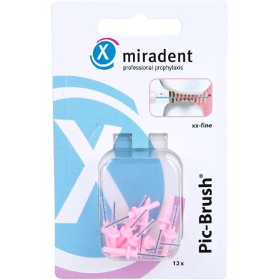 Megadent Deflogrip Gerhard Reeg GmbH PIC BRUSH Interdentalb.Ersatzb.1,5 mm pink 12 St. Megadent Deflogrip Gerhard Reeg GmbH PIC BRUSH Interdentalb.Ersatzb.1,5 mm pink 12 St.