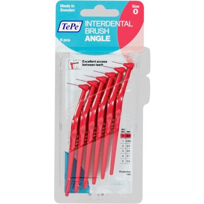 TePe D-A-CH GmbH TEPE Angle Interdentalbürste 0,4mm pink 6 St. TePe D-A-CH GmbH TEPE Angle Interdentalbürste 0,4mm pink 6 St.