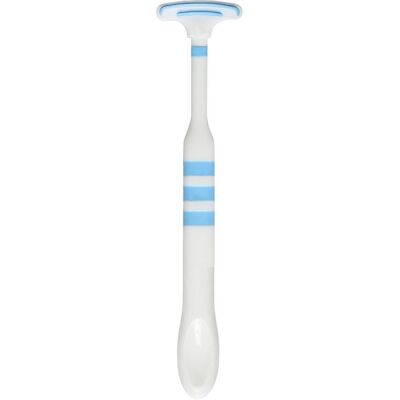 Megadent Deflogrip Gerhard Reeg GmbH ZUNGENSCHABER mit sanften Silikonnoppen 1 St. Megadent Deflogrip Gerhard Reeg GmbH ZUNGENSCHABER mit sanften Silikonnoppen 1 St.