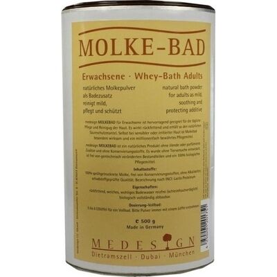 Medesign I. C. GmbH MOLKEBAD Erwachsene Pulver 500 g Medesign I. C. GmbH MOLKEBAD Erwachsene Pulver 500 g