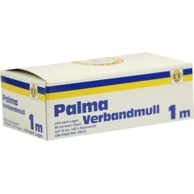 ERENA Verbandstoffe GmbH & Co. KG PALMA Verbandmull 80 cm 1 m zickzack Lagen 1 St. ERENA Verbandstoffe GmbH & Co. KG PALMA Verbandmull 80 cm 1 m zickzack Lagen 1 St.