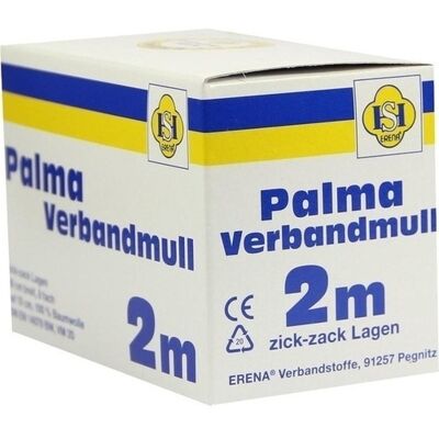ERENA Verbandstoffe GmbH & Co. KG PALMA Verbandmull 80 cm 2 m zickzack Lagen 1 St. ERENA Verbandstoffe GmbH & Co. KG PALMA Verbandmull 80 cm 2 m zickzack Lagen 1 St.