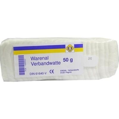 ERENA Verbandstoffe GmbH & Co. KG WARENAL Verbandwatte 50 g ERENA Verbandstoffe GmbH & Co. KG WARENAL Verbandwatte 50 g
