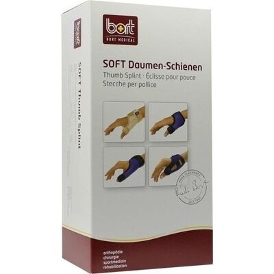 Bort GmbH BORT Soft Daumenschiene lang S schwarz 1 St. Bort GmbH BORT Soft Daumenschiene lang S schwarz 1 St.