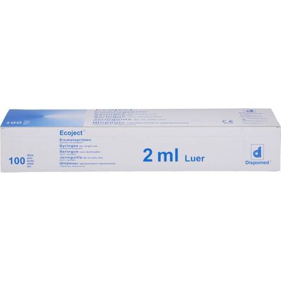 Dr. Junghans Medical GmbH EINMALSPRITZE 2 ml Luer Ecoject 200 ml Dr. Junghans Medical GmbH EINMALSPRITZE 2 ml Luer Ecoject 200 ml