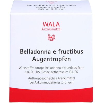 WALA Heilmittel GmbH BELLADONNA E FRUCTIBUS Augentropfen 15 ml WALA Heilmittel GmbH BELLADONNA E FRUCTIBUS Augentropfen 15 ml