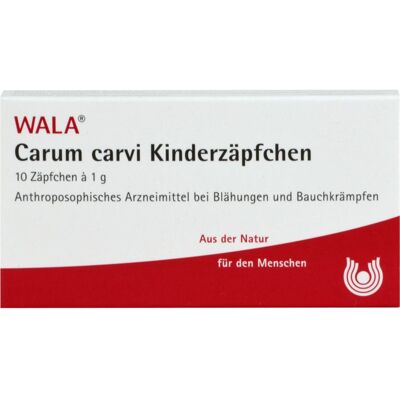 WALA Heilmittel GmbH CARUM CARVI Kinderzäpfchen 10 g WALA Heilmittel GmbH CARUM CARVI Kinderzäpfchen 10 g