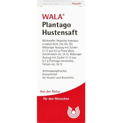WALA Heilmittel GmbH PLANTAGO HUSTENSAFT 90 ml WALA Heilmittel GmbH PLANTAGO HUSTENSAFT 90 ml