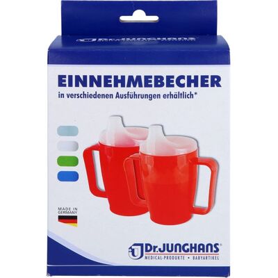 Dr. Junghans Medical GmbH EINNEHMEBECHER m.2 Griffen+2 Deckel 4+12mm blau 1 St. Dr. Junghans Medical GmbH EINNEHMEBECHER m.2 Griffen+2 Deckel 4+12mm blau 1 St.