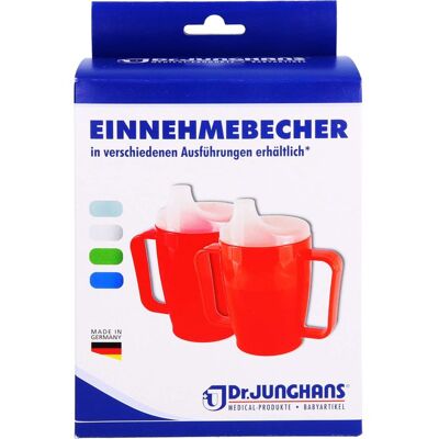 Dr. Junghans Medical GmbH EINNEHMEBECHER m.2 Griffen+2 Deckel 4+12mm grün 1 St. Dr. Junghans Medical GmbH EINNEHMEBECHER m.2 Griffen+2 Deckel 4+12mm grün 1 St.