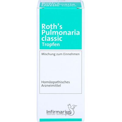 Infirmarius GmbH ROTHS Pulmonaria classic Tropfen 50 ml Infirmarius GmbH ROTHS Pulmonaria classic Tropfen 50 ml