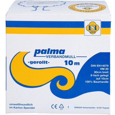ERENA Verbandstoffe GmbH & Co. KG PALMA Verbandmull 80 cm 10 m Rolle 10 m ERENA Verbandstoffe GmbH & Co. KG PALMA Verbandmull 80 cm 10 m Rolle 10 m