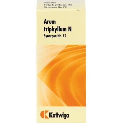 Kattwiga Arzneimittel GmbH SYNERGON KOMPLEX 72 Arum triphyllum N Tropfen 50 ml Kattwiga Arzneimittel GmbH SYNERGON KOMPLEX 72 Arum triphyllum N Tropfen 50 ml