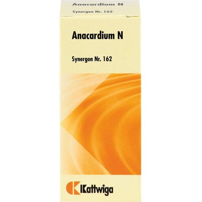 Kattwiga Arzneimittel GmbH SYNERGON KOMPLEX 162 Anacardium N Tropfen 50 ml Kattwiga Arzneimittel GmbH SYNERGON KOMPLEX 162 Anacardium N Tropfen 50 ml