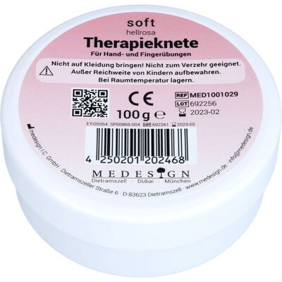 Medesign I. C. GmbH THERAPIEKNETE soft hellrosa 100 g Medesign I. C. GmbH THERAPIEKNETE soft hellrosa 100 g