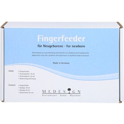 Medesign I. C. GmbH FINGERFEEDER für Frühgeborene 3 St. Medesign I. C. GmbH FINGERFEEDER für Frühgeborene 3 St.