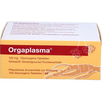 Ardeypharm GmbH ORGAPLASMA überzogene Tabletten 100 St. Ardeypharm GmbH ORGAPLASMA überzogene Tabletten 100 St.