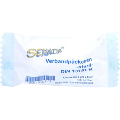 ERENA Verbandstoffe GmbH & Co. KG SENADA Verbandpäckchen klein 1 St. ERENA Verbandstoffe GmbH & Co. KG SENADA Verbandpäckchen klein 1 St.