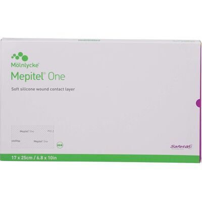 Mölnlycke Health Care GmbH MEPITEL One 17x25 cm Silikon Netzverband 5 St. Mölnlycke Health Care GmbH MEPITEL One 17x25 cm Silikon Netzverband 5 St.