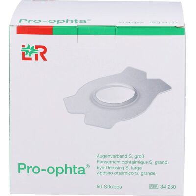 ToRa Pharma GmbH PRO-OPHTA Augenverband S groß 50 St. ToRa Pharma GmbH PRO-OPHTA Augenverband S groß 50 St.