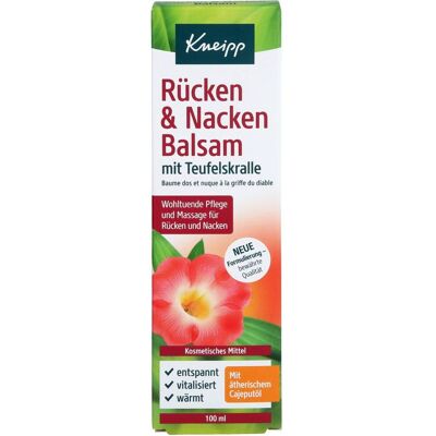 Kneipp - Rücken & Nacken Balsam - Rücken & Nacken - 100 ml - Balm Kneipp - Rücken & Nacken Balsam - Rücken & Nacken - 100 ml - Balm