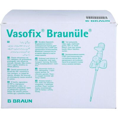Avitamed GmbH VASOFIX Braunüle 22 G 25 mm blau 50 St. Avitamed GmbH VASOFIX Braunüle 22 G 25 mm blau 50 St.