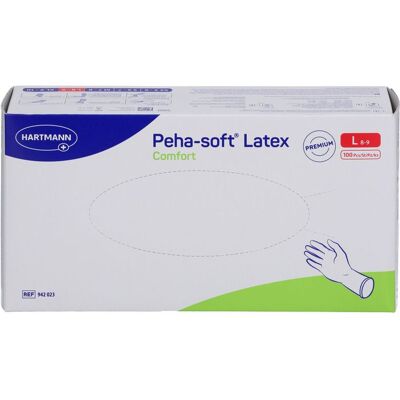 Paul Hartmann AG PEHA-SOFT Latex Comfort Unt.Hands.unsteril pf L 100 St. Paul Hartmann AG PEHA-SOFT Latex Comfort Unt.Hands.unsteril pf L 100 St.